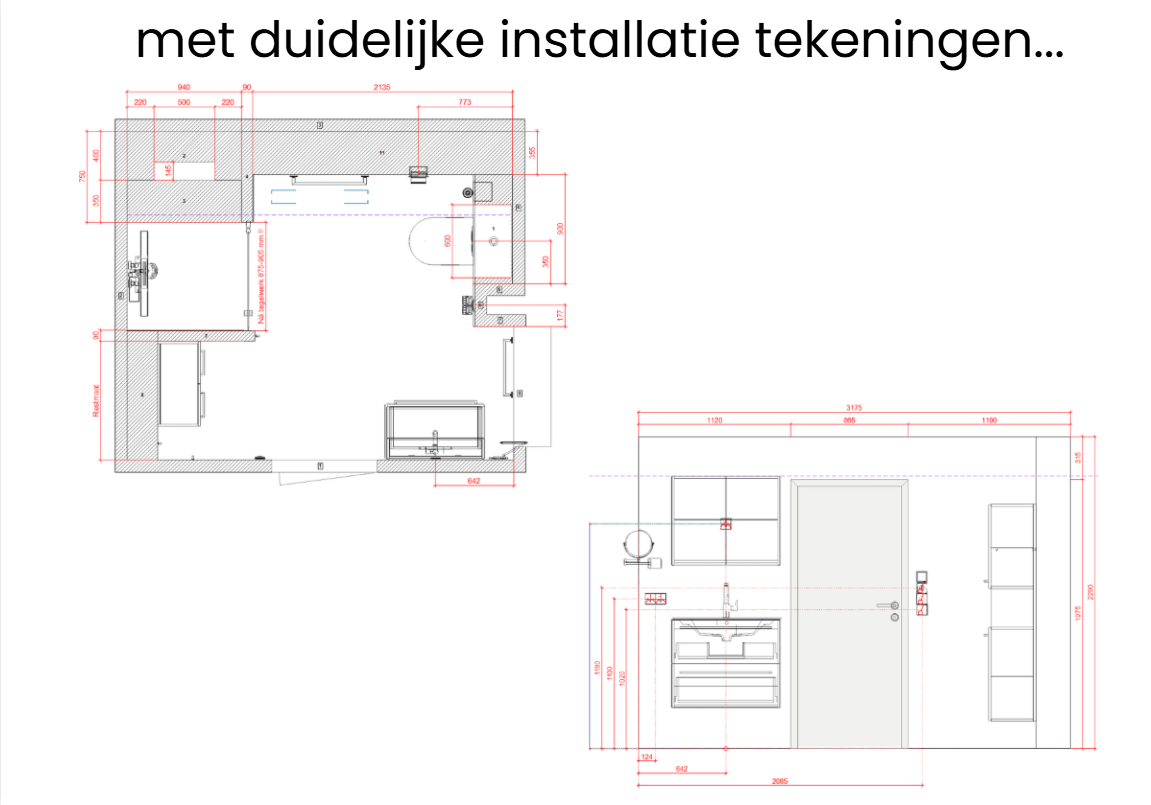 Badkamer inspiratie 1 - van ontwerp tot realisatie