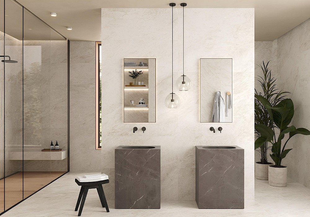Tijdloze luxe: De comeback van marmer en natuursteen in moderne badkamers